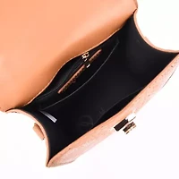 Sia Snake Embossed Crossbody