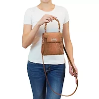Sia Snake Embossed Crossbody
