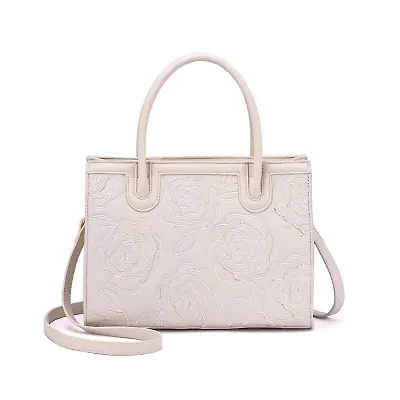 Darla Rose Embossed Satchel