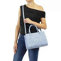 Darla Rose Embossed Satchel
