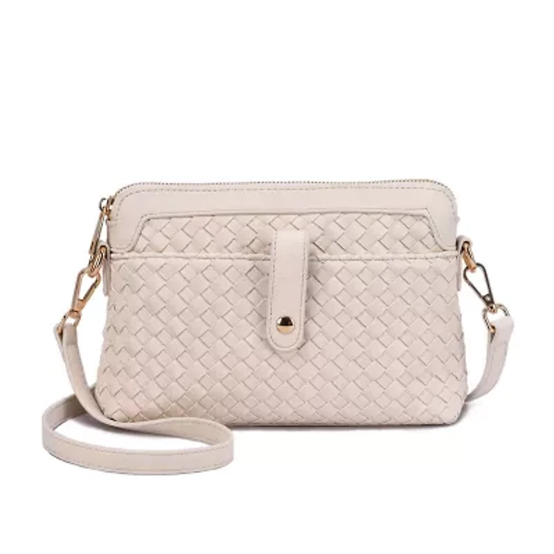 Isla Woven Embossed Crossbody