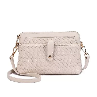 Isla Woven Embossed Crossbody