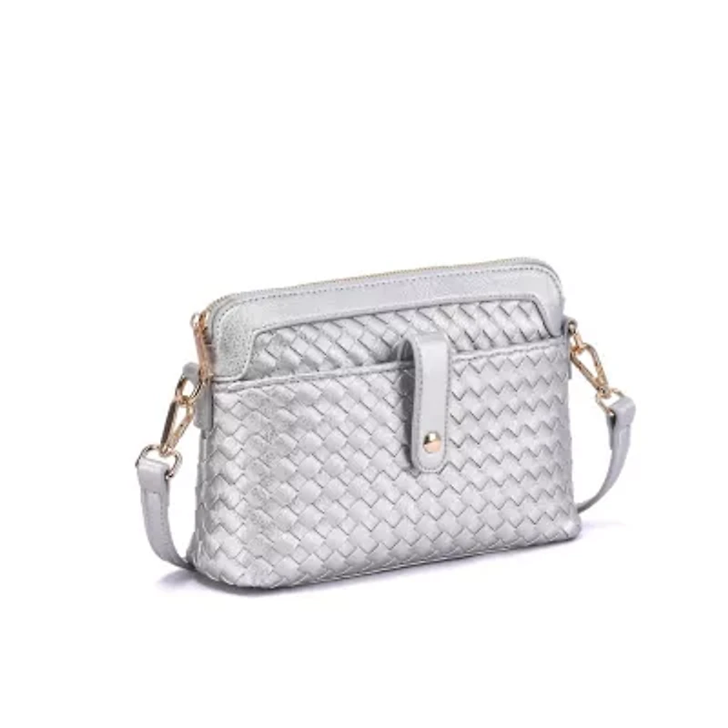 Isla Woven Embossed Crossbody