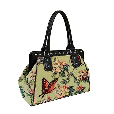 Vintage Flower Shop Hand Beaded Weekender