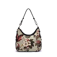 Butterfly Beaded Hobo Bag