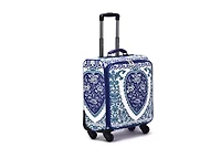Fashion Porcelain Carry-on Rolling Suitcase