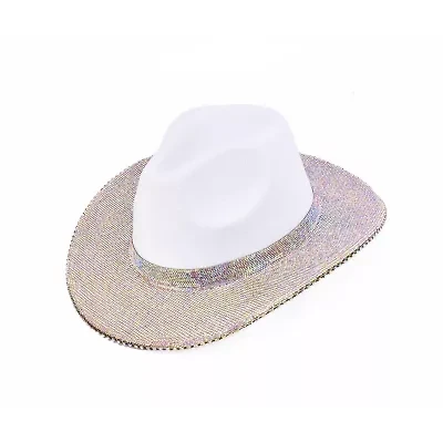 Women's Multi-Colored Rhinestone Cowboy Hat