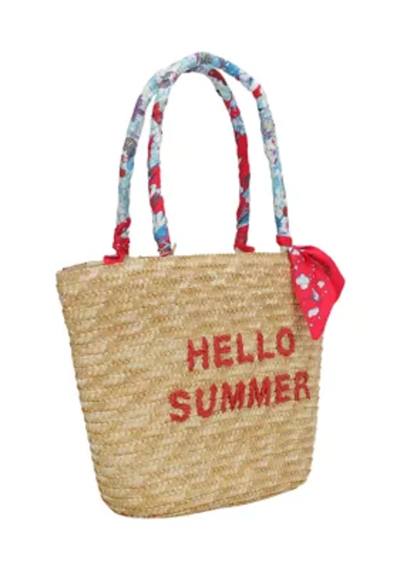 Shining Hello Summer Tote Bag