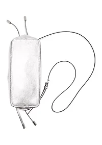 Feven Shimmer Metallic Crossbody Purse