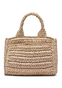 Hadlee Straw Mini Crossbody