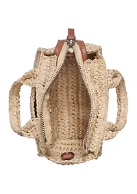 Hadlee Straw Mini Crossbody