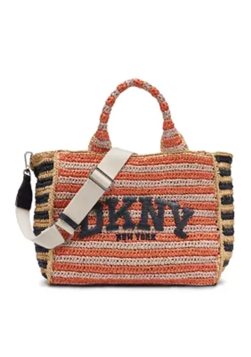 Straw Handle Tote