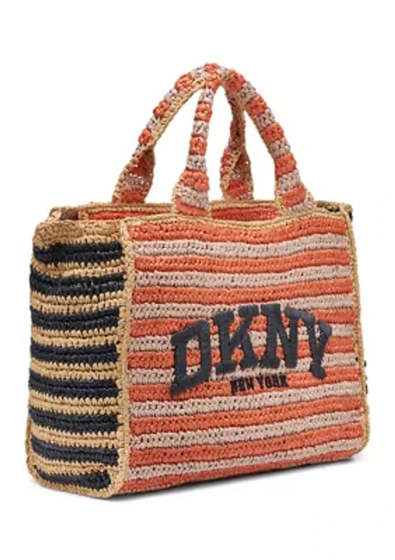 Straw Handle Tote