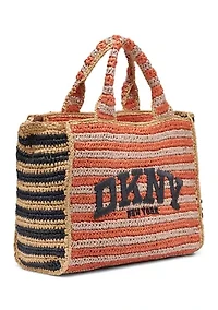 Straw Handle Tote