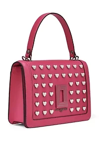 Simone Crossbody Bag with Heart Studs