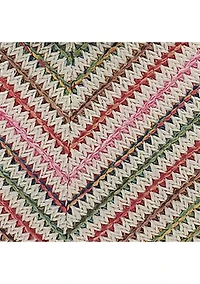 Savoie Chevron Raffia Tote