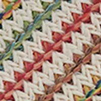  Simone Chevron Raffia Satchel Bag