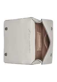  Simone Chevron Raffia Satchel Bag