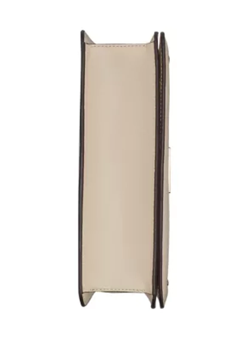 Simone Raffia Scarf Satchel Bag