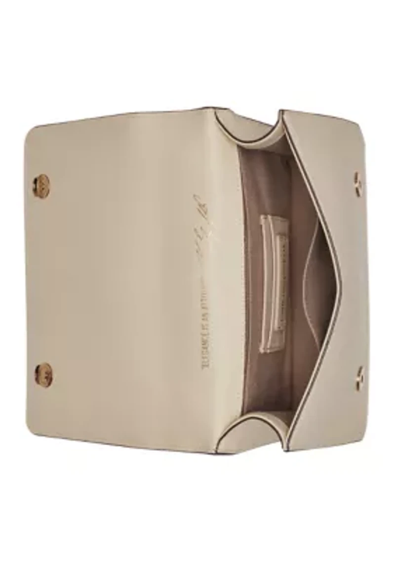 Simone Raffia Scarf Satchel Bag