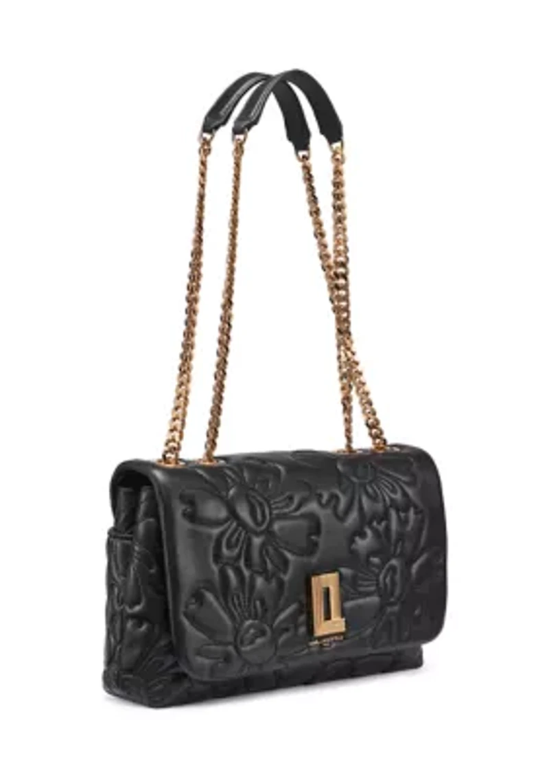 Lafayette Quilted Floral Shoulder Bag
