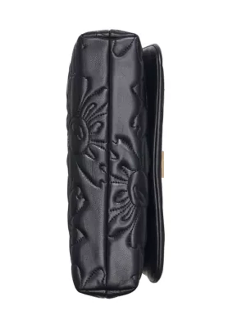 Lafayette Quilted Floral Shoulder Bag