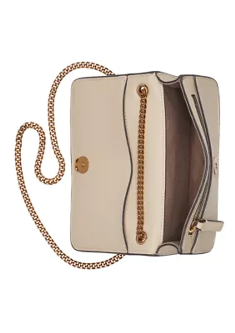 Kosette Straw Floral Shoulder Bag