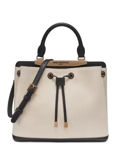 Evelina Canvas Bucket Bag