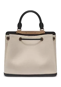 Evelina Canvas Bucket Bag