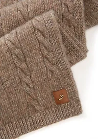 Cable Knit Scarf