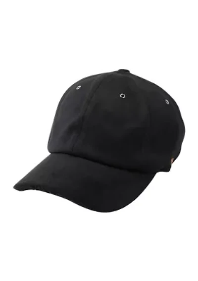 Faux Suede Baseball Cap