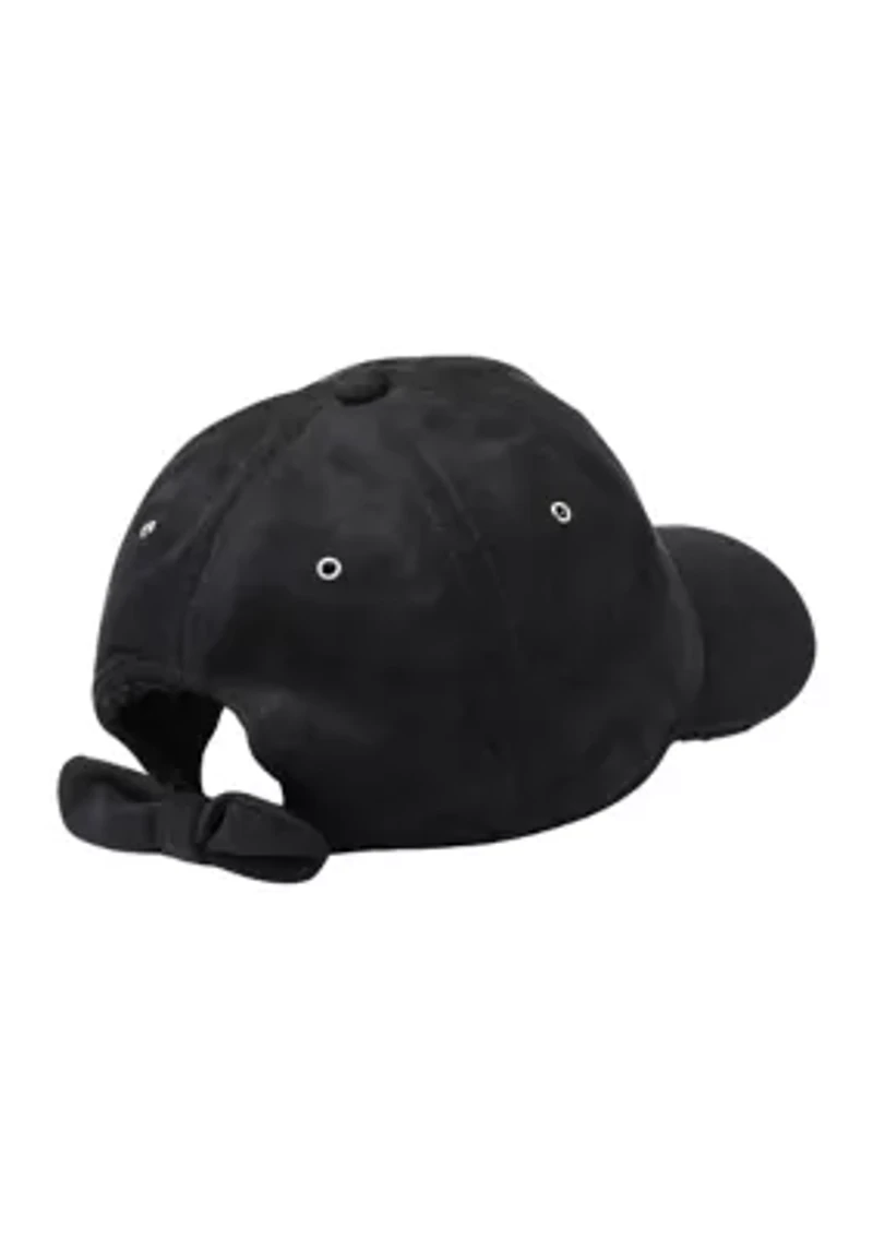 Faux Suede Baseball Cap