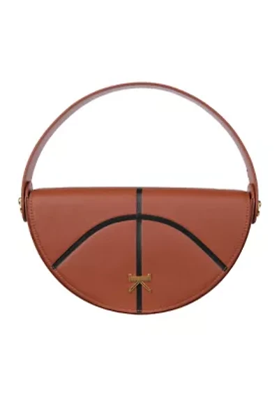 Basketball Half Moon Bag