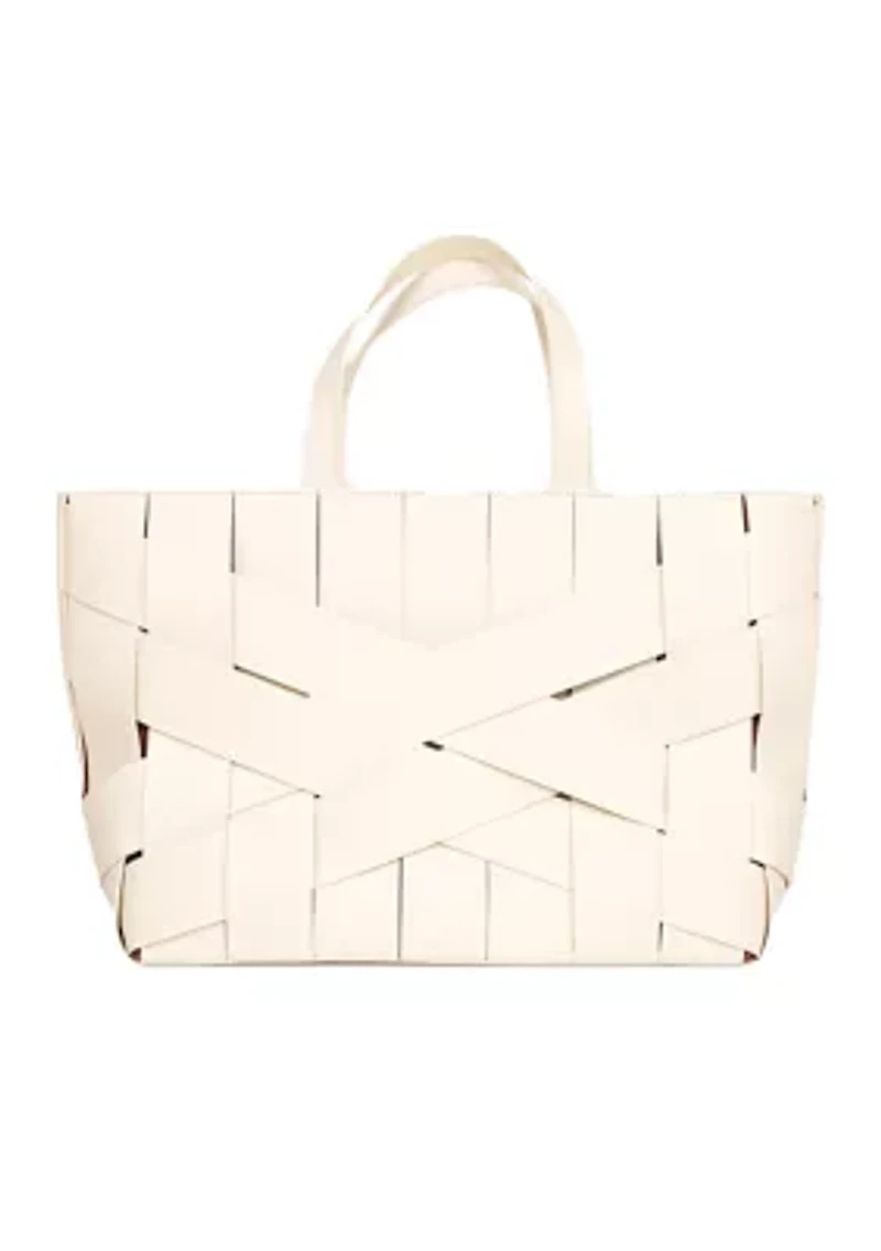 Bouid Woven Leather Small Tote