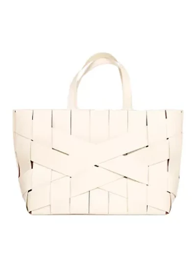 Bouid Woven Leather Small Tote