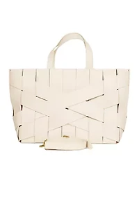 Bouid Woven Leather Small Tote