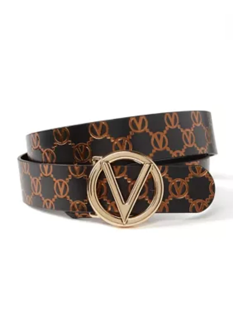 Giusy Monogram Gold Tone Belt 