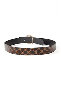Giusy Monogram Gold Tone Belt 