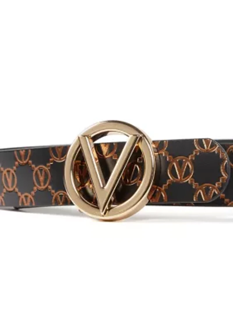 Giusy Monogram Gold Tone Belt 
