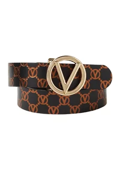 Giusy Monogram Small Black Belt