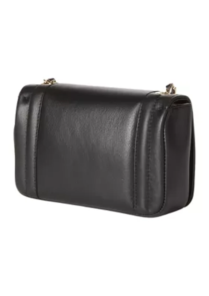Beatriz Embossed Small Flap Crossbody