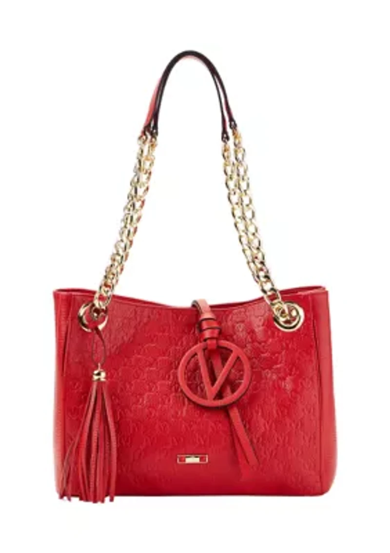 Luisa Medallion Shoulder Bag