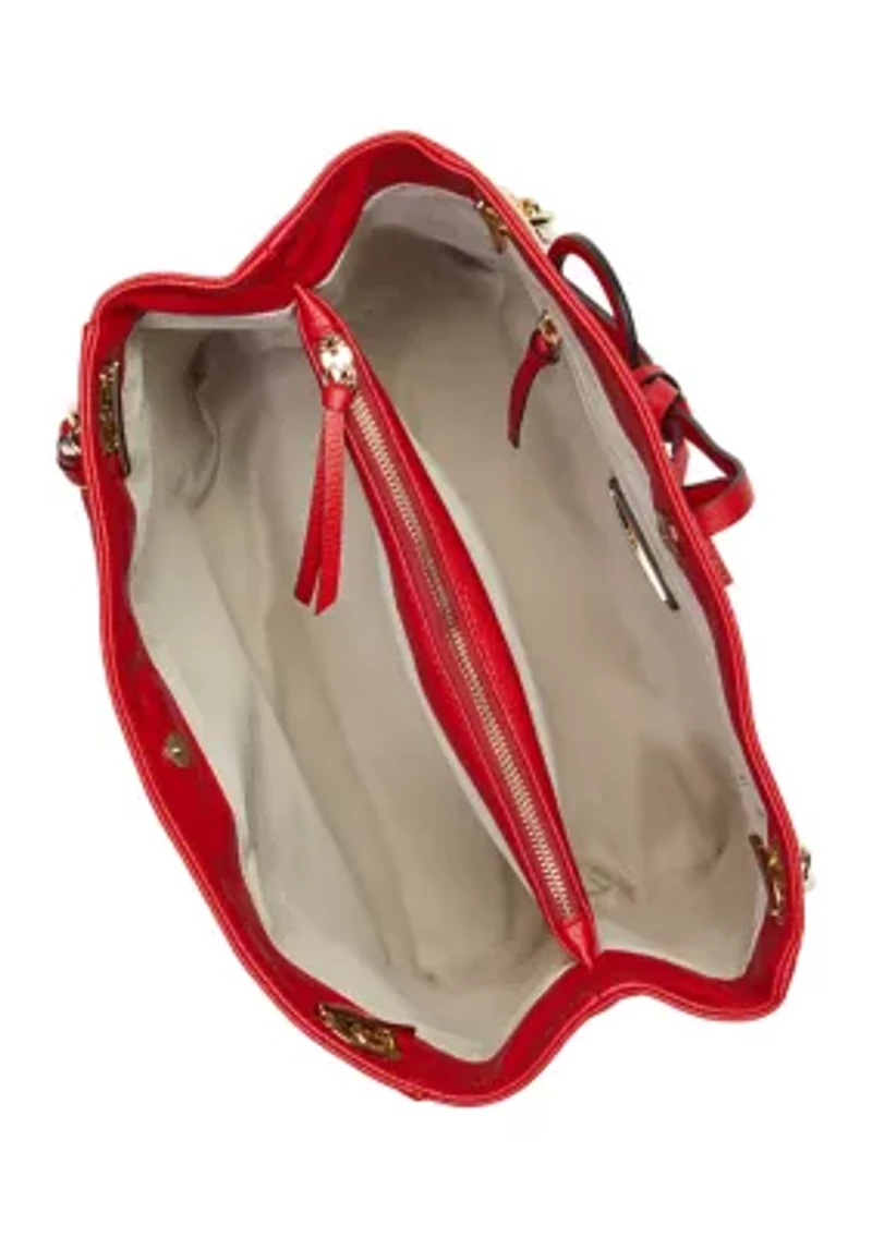 Luisa Medallion Shoulder Bag