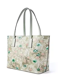 Soho Pearl Blossoms Tote Bag