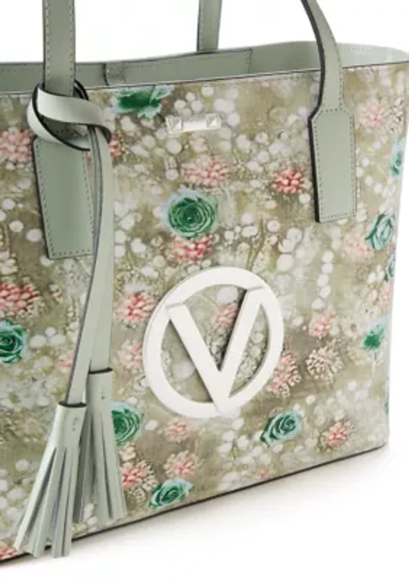 Soho Pearl Blossoms Tote Bag