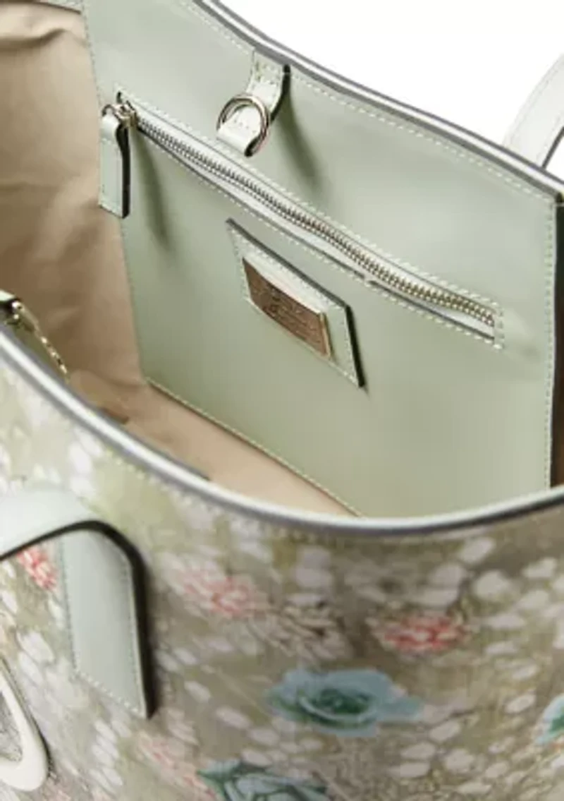Soho Pearl Blossoms Tote Bag