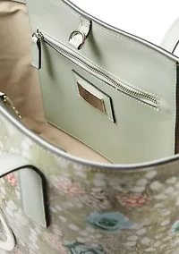 Soho Pearl Blossoms Tote Bag