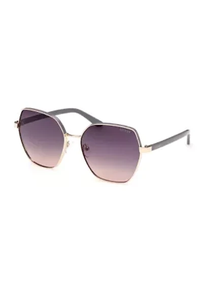 Metal Geometric Sunglasses