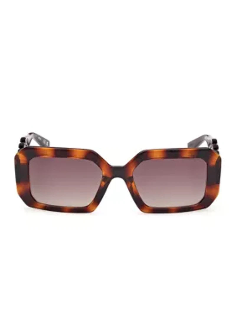 Plastic Rectangular Sunglasses