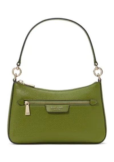 Hudson Pebble Leather Convertible Crossbody Bag